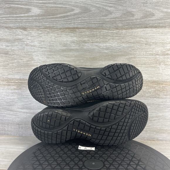 Merrell Women’s Encore Stowe Black Leather Slip-On Mules Size 9 - Picture 8 of 8